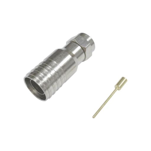 [EPCOM_TT11-F03] Epcom Conector F Macho en 75 Ohm, Plegable para Instalar en Cables Coaxiales RG-11, Cuerpo de Bronce-Niquelado/ Teflón.