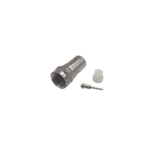 [EPCOM_TT-CON-536] Epcom Conector Macho Plegable, PIN para Cable RG-59, Bronce Niquelado.