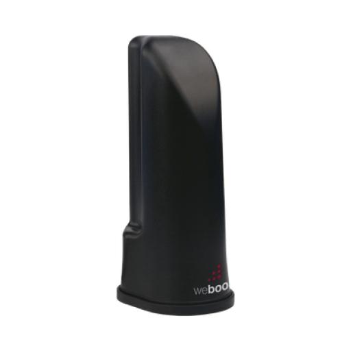 [WEBOOST_301-211] WeBoost Antena de escritorio tipo cilindro color negra. Cubre las bandas de frecuencia celular. Especial para amplificadores y dispositivos celulares 4G y 3G. Con 1.52 m de cable RG-174 y con conector SMA macho.