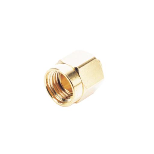 [RFINDUSTRIES_RSA-3500-1-085] RF Industries Conector SMA Macho para cable Semi-Rígido de 0.085" de Diámetro, Oro/ Oro/ Teflón.