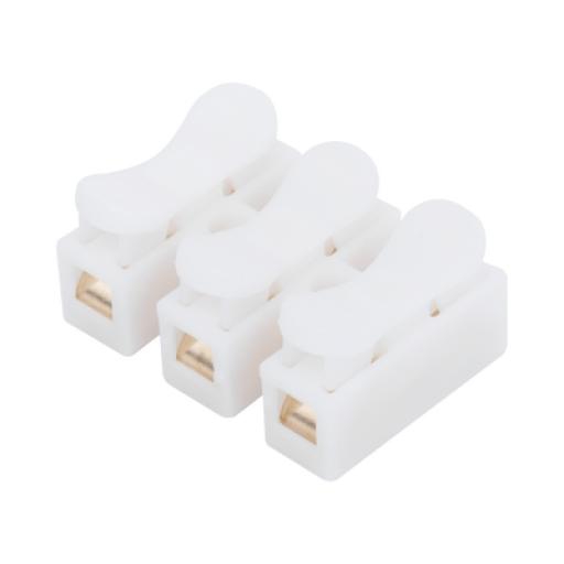 [EPCOM_PCON3] Epcom Conector tipo PUSH de 3 Contactos / Para una Conexión Rápida / Puentes de Cables