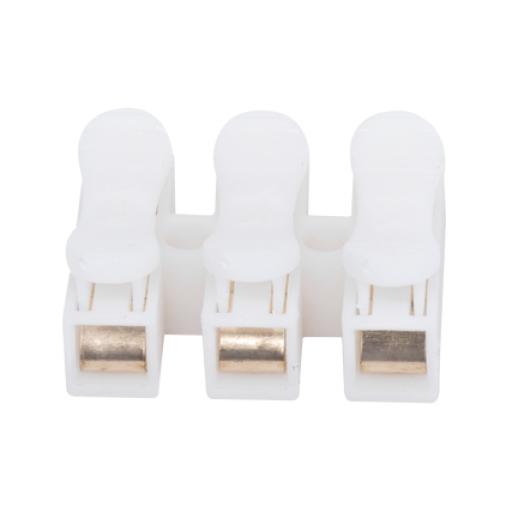 [EPCOM_PCON3] Epcom Conector tipo PUSH de 3 Contactos / Para una Conexión Rápida / Puentes de Cables