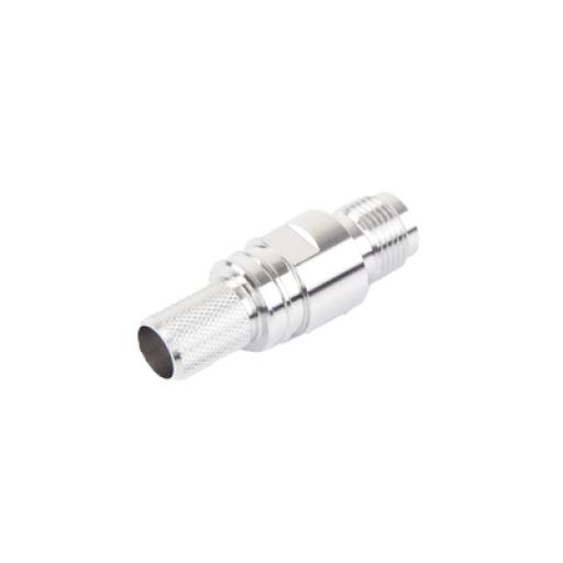 [TIMESMICROWAVESYSTEMS_EZ-400-TF-PL-X] Times Microwave Systems Conector TNC Hembra en Línea, Plegable Hex. con Pin Cautivo para cables Tipo RG-8/U, LMR-400