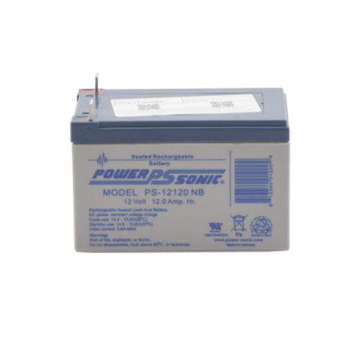 [POWER-SONIC_PS-12120-NB] Power-Sonic Batería 12V, 12AH, Para Respaldo, Tecnologías AGM/VRLA, 5 Años Vida Útil, Terminales NB, Reconocida UL 