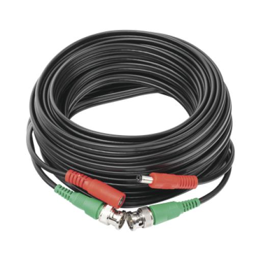 [EPCOM_DIY-10M-HD] Epcom Cable coaxial ( BNC RG59 ) + Alimentación / SIAMÉS / 10 Metros / 100 % Cobre / Para Cámaras 4K  / Uso interior y exterior