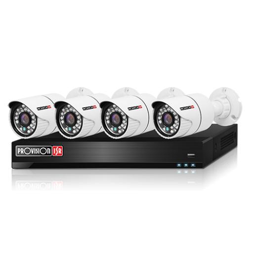 [PROVISION-ISR_PRO44AHDKIT] Provision-ISR PROVISION KIT 4 CAM BALA 2MP + DVR 4CH + 1 IP + ACCES (PRO44AHDKIT)