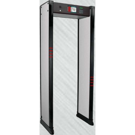 [RANGERSECURITY_INTELL-233-ZIR] Ranger Security Arco Detector de Metales de 33 Zonas con Anclaje para Fijarse al Piso. Incluye Sensor IR para evitar falsas Alarmas / Certificado por la Administración Federal de Aviación de EE. UU. (FAA)