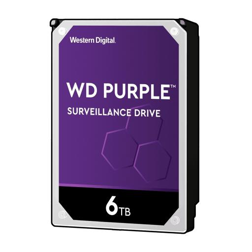 [WESTERNDIGITAL_WD60PURZ] Western Digital Disco Duro PURPLE de 6TB / 3 AÑOS DE GARANTÍA / Para Videovigilancia