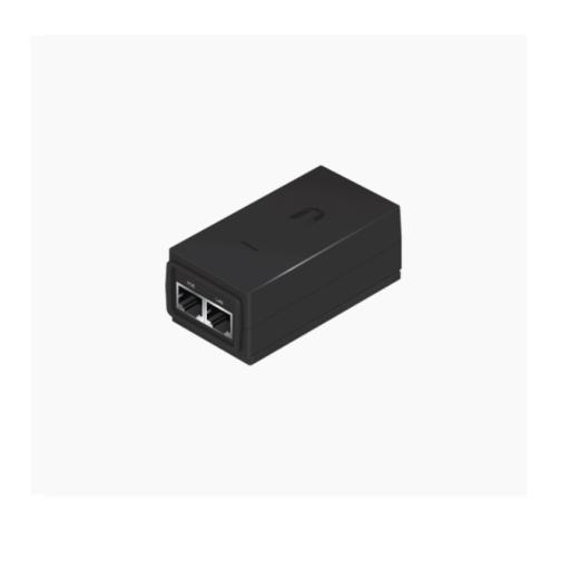 [UBIQUITINETWORKS_POE-24-12W-G] Ubiquiti Networks Adaptador PoE Ubiquiti de 24 VDC, 0.5 A con puerto Gigabit, compatible con airGateway
