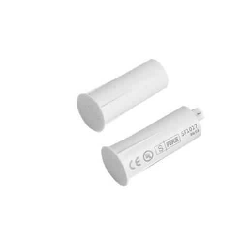[SFIRE_SF-1017] SFire Contacto magnético para puertas y ventanas  aluminio y madera de empotrar color blanco / GAP:19 mm