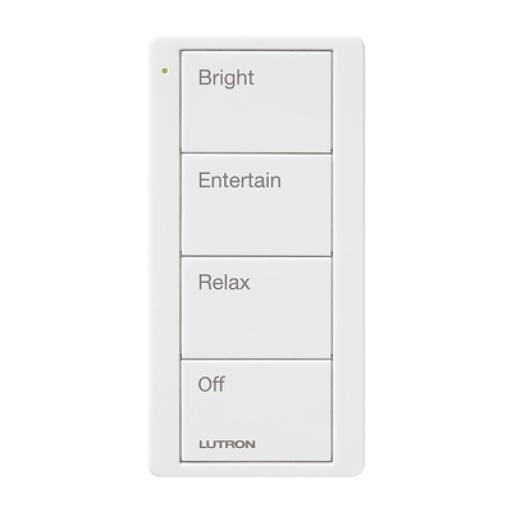 [LUTRON_PJ24BGWHP03] Lutron Control remoto inalambrico PICO, con escenas predefinidas para espacio en sala..
