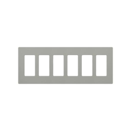 [LUTRON_CW6-GR] Lutron Placa de pared para 6 espacios