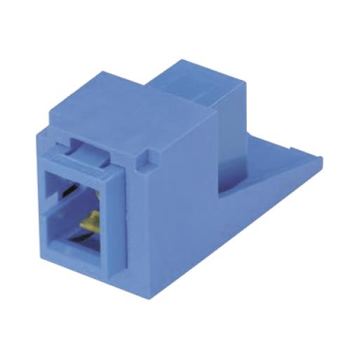 [PANDUIT_CMSBUSCZBU] Panduit Módulo Acoplador SC Simplex, para Fibra Óptica Monomodo OS1/OS2, Tipo Mini-Com, Color Azul