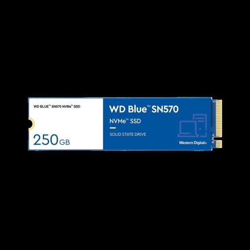 [WESTERNDIGITAL_WDS250G3B0C] Western Digital UNIDAD SSD M.2 WD 250GB (WDS250G3B0C) BLUE SN570,PCIE 3.0, NVME, 3D NAND, 2280