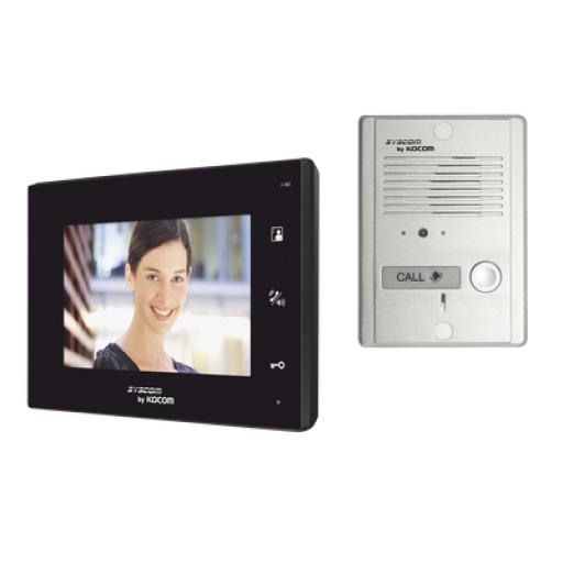 [KOCOM_KCV-A374-KB] Kocom  VideoPortero Manos libres, pantalla LCD 7"