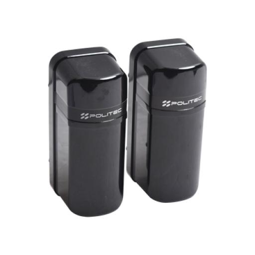 [POLITEC_ALES120] Politec Detector Fotoeléctrico / 120 metros de proteccion / IP65 / Inlcuye bracket de instalacion / Compatible con cualquier panel de alarma / Cableado