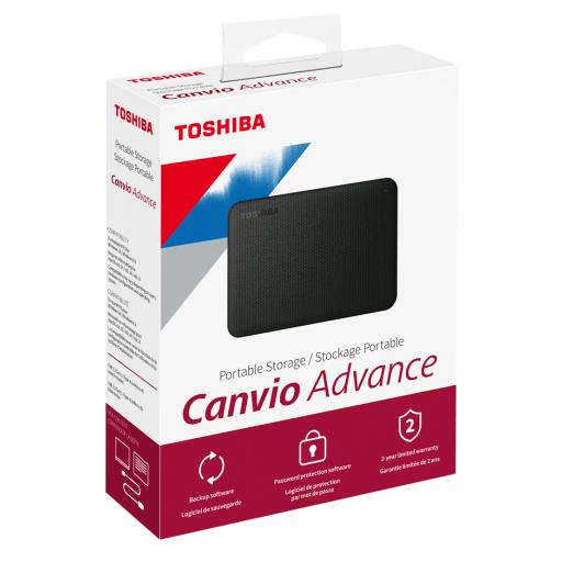 [TOSHIBA_HDTCA40XK3CA] Disco Duro Externo Toshiba Canvio Advance V10 2.5", 4TB, USB, Negro
