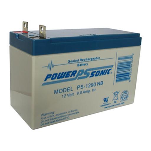 [POWER-SONIC_PS-1290-NB] Power-Sonic Batería 12V, 9AH, Para Respaldo, Tecnologías AGM/VRLA, 5 Años Vida Útil, Terminales NB, Reconocida UL 