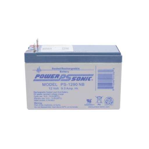 [POWER-SONIC_PS-1290-NB] Power-Sonic Batería 12V, 9AH, Para Respaldo, Tecnologías AGM/VRLA, 5 Años Vida Útil, Terminales NB, Reconocida UL 