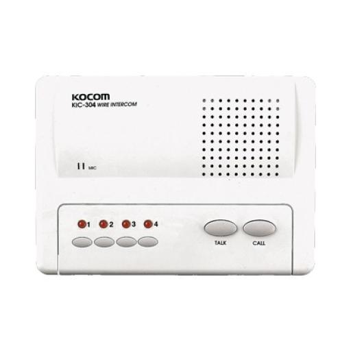 [SYSCOM_KIC-304] Syscom Sistema de intercomunicador manos libres para 4 extensiónes