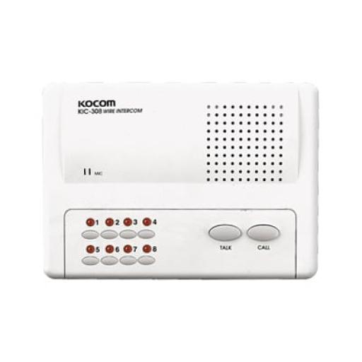 [SYSCOM_KIC-308] Syscom Sistema de intercomunicador manos libres para 8 extensiónes