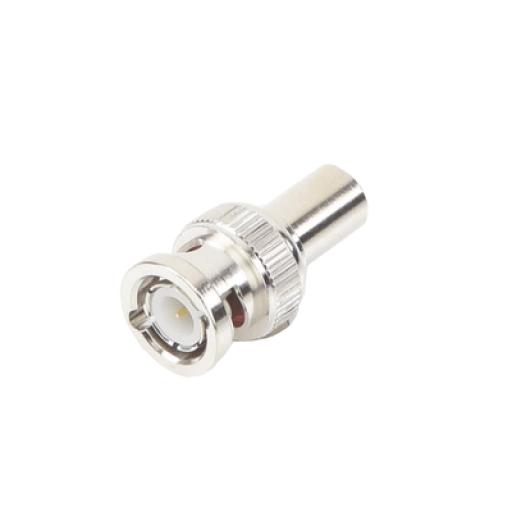 [RFINDUSTRIES_RFB-1750] RF Industries Carga Coaxial Terminal de 75 Ohm para CCTV, 1/2 Watt, en Conector BNC Macho, Níquel/ Oro/ Delrin.