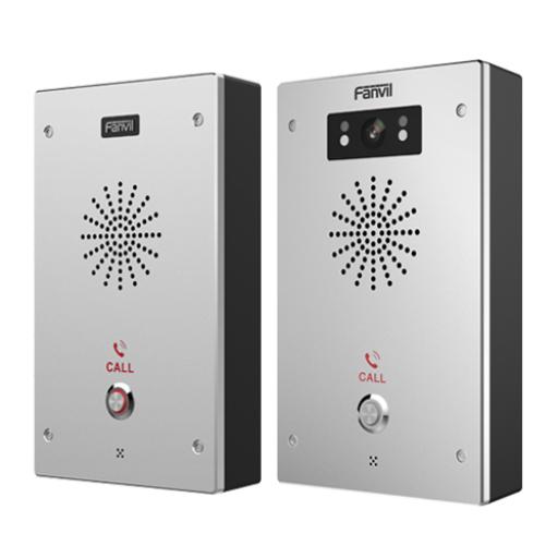 [FANVIL_I16SV] Fanvil Video Intercomunicador IP, 2 líneas SIP, 2 relevadores con botón para llamada, Onvif, anti-vandálico, PoE, IP65 e IK10, PoE