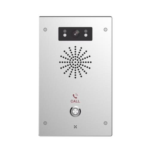 [FANVIL_I16SV] Fanvil Video Intercomunicador IP, 2 líneas SIP, 2 relevadores con botón para llamada, Onvif, anti-vandálico, PoE, IP65 e IK10, PoE