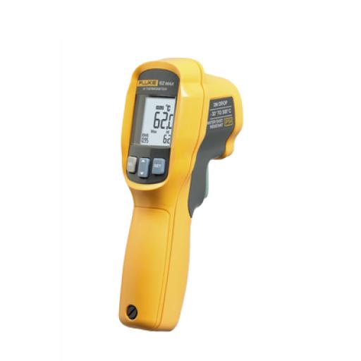 [FLUKE_FLUKE-62MAXESPR] Fluke Termómetro IR Para Medición de Temperatura de -30ºC a 500ºC, Con Precisión +-1.0%, y Clasificación IP54 de Resistencia al Agua y Polvo