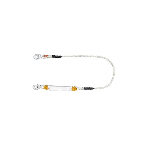 [TULMEX_5430-15-D] TULMEX Amortiguador con Cable de Protección de  Nylon y 2 Ganchos de Seguro Doble.