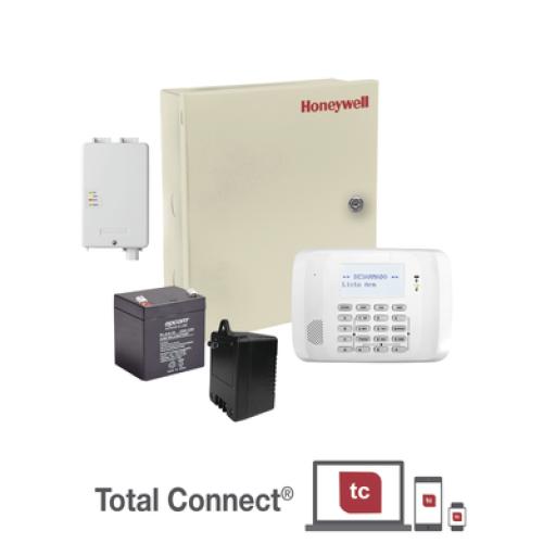 [HONEYWELLHOMERESIDEO_VISTA48RFGSMSS] HONEYWELL HOME RESIDEO Kit de Panel de Alarma VISTA48LA con Comunicador GSM LTEXA, Batería y Transformador