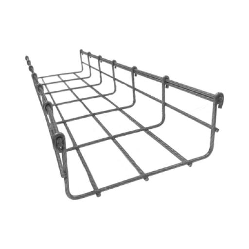 [CHAROFIL_CH-54-150BM] CHAROFIL Charola tipo malla 54/150 mm BIMETÁLICA para Instalación en Exterior o Interior, Extrema Resistencia y Durabilidad. Hasta 129 cables Cat6 (Tramo de 3 metros).