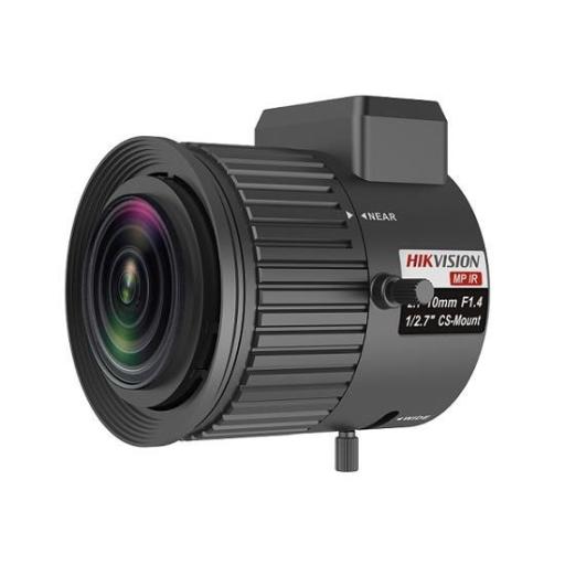 [HIKVISIONDIGITALTECHNOLOGY_TV2710D-MPIR] Hikvision Digital Technology Lente Varifocal 2.7 A 10 mm / Resolución 3 Megapixel / Iris Automático / Formato 1/2.7" / Compatible con Cámaras HIKVISION