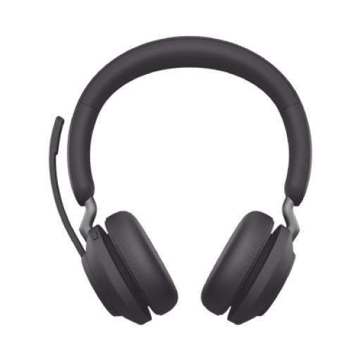 [JABRA_EVOLVE2-65-STEREO-UC-BK-A] Jabra Jabra Evolve2 65, Auricular stereo versión UC con aislamiento de ruido activa, dongle USB-A indicador de ocupado (Busylight) (26599-989-999)