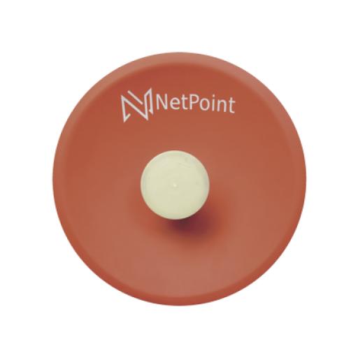 [NETPOINT_NP-PRO-S-2PACK] NetPoint Juego de 2 Antena Direccionales para radio C5x y B5x / tecnología Twist-on para radios de guía de onda /  4.9-6.4 GHz / Ganancia 27 dBi / Ideal para hasta 15 km / Montaje incluido.