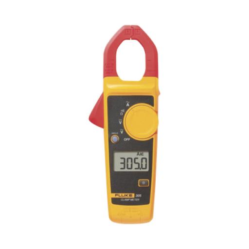 [FLUKE_FLUKE-305/EMESP] Fluke Amperimetro de Gancho, Para Medida de Corriente en CA de 999 A y Tensión en CA y CC de 600V