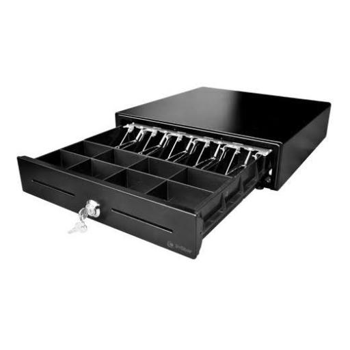 [3NSTAR_CD350] CAJON DE DINERO 3NSTAR NEGRO 5 BILLETES/8 MONEDAS REMOVIBLE GARANTIA 1YR (CD350)