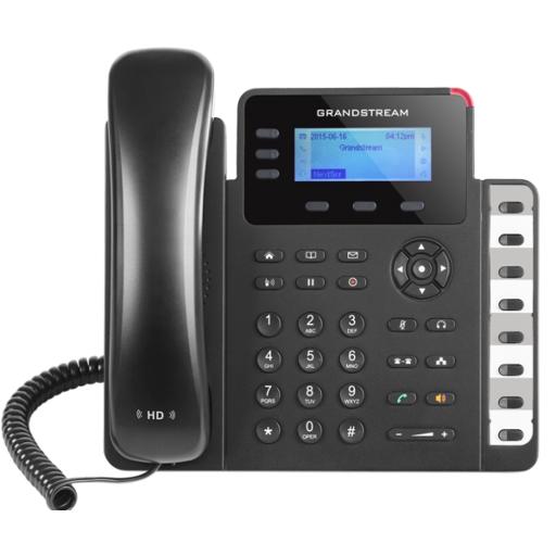 [GRANDSTREAMNETWORKS_GXP-1630] Grandstream Networks Teléfono IP SMB de 3 líneas con 3 teclas de función, 8 teclas de extensión BLF y conferencia de 4 vías, PoE