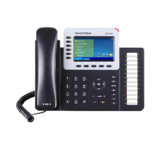 [GRANDSTREAMNETWORKS_GXP-2160] Grandstream Networks Teléfono IP Empresarial de 6 Líneas con Pantalla a Color y Audio HD, PoE