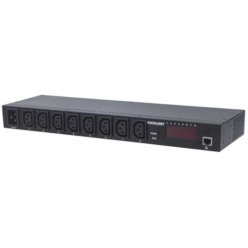 [INTELLINET_163682] Intellinet Barra multicontactos de 8 salidas para montaje en rack de 19"
