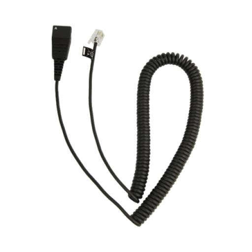 [JABRA_CISCO-CORD-ADAP] Jabra Jabra Cord - Cable enroscado con conexión QD a modular RJ para teléfonos IP de CISCO (8800-01-37) 