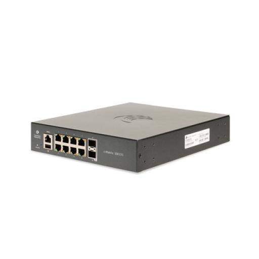 [CAMBIUMNETWORKS_MX-EX1010XXA-0] Cambium Networks Switch cnMatrix EX1010  de 8 puertos Gigabit Ethernet y 2 SFP, Capa 2,  gestión en la nube