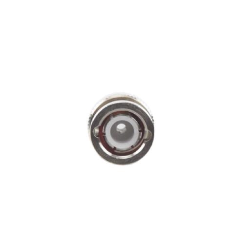 [RFINDUSTRIES_RFB-1106-2] RF Industries Conector BNC Macho de Anillo Plegable para Cable LMR-195, RG-58/U, RG-142/U, Níquel/ Oro/ Delrin.