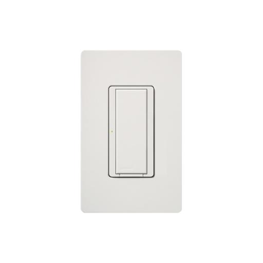 [LUTRON_MRF2S6ANSWH] Lutron Switch on/off interruptor inalámbrico señal ClearConnect para iluminación de 6 A, ventilador de 1/10 HP, 120 V, requiere cable neutro.