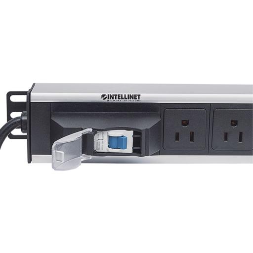 [INTELLINET_713955] Intellinet BARRA PDU INTELLINET 12 CONT GAB/RACK VERTICAL VS CORTOS 713955