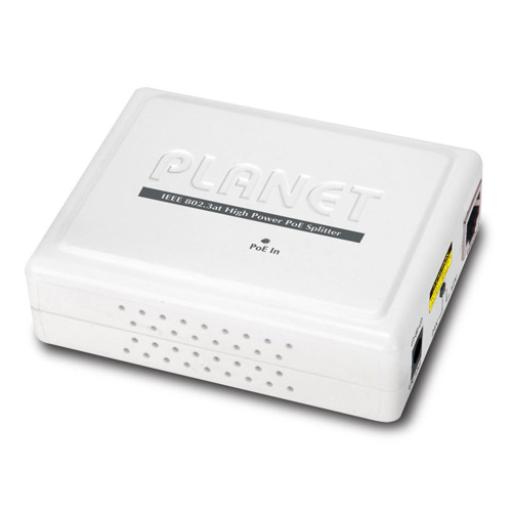 [PLANET_POE-162S] Planet Divisor de Voltaje PoE 802.3at a 12/24 Vcc, Puerto Gigabit 10/100/1000 Mbps