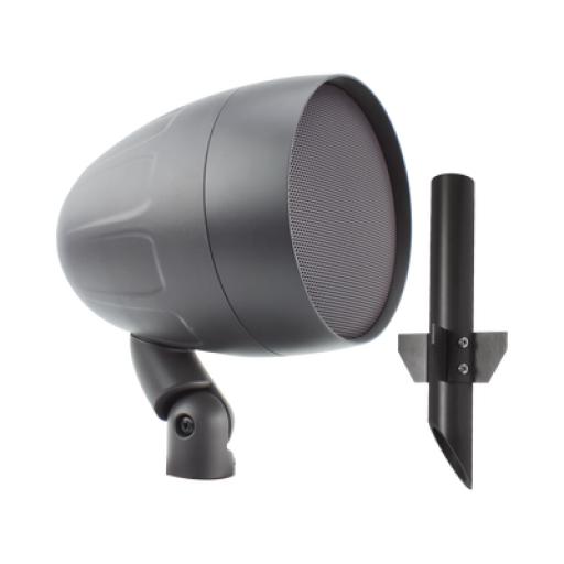 [TRUAUDIO_AS-2T] Acoustiscape 6.5in Landscape exterior, altavoz de 2 vías, 2.5-50 Watts, 8 ohms|70V|100V Switchable, incluye estaca