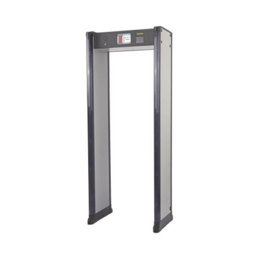 [RANGERSECURITY_INTELL-26-ZIR] Ranger Security Arco Detector de Metales de 6 Zonas con Anclaje para Fijarse al Piso. Incluye Sensor IR para evitar falsas Alarmas / Certificado por la Administración Federal de Aviación de EE. UU. (FAA)