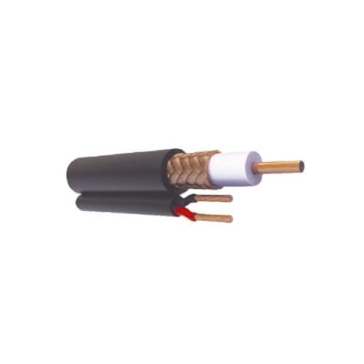 [VIAKON_RG-59-V-CCA/1000] Viakon Bobina de 305 metros de Cable RG59 Siamés, Malla de Cobre y Aluminio, CCA, HECHO EN MÉXICO, Optimizado para HD, Para uso en Intemperie.