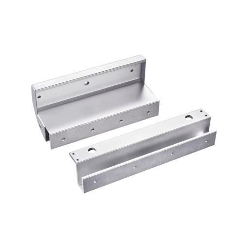 [ACCESSPRO_BU600NDLED] AccessPRO Montajes en U para puertas de Solo Cristal ( puerta y marco) para uso con Chapa Magnética MAG600NLED y MAG600NTLED